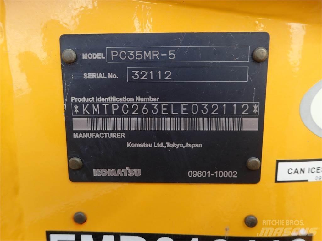 Komatsu PC35MR-5 +1 Crawler excavators