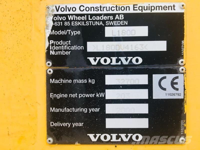 Volvo L 180 D HL Wheel loaders