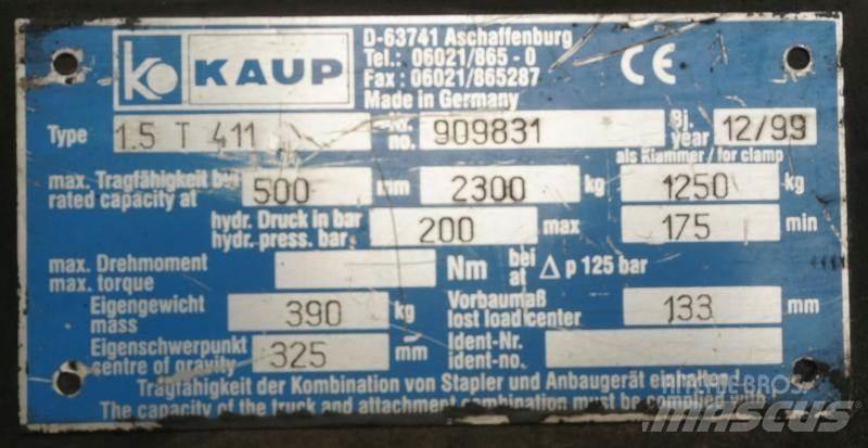 Kaup 1,5T411 Other components