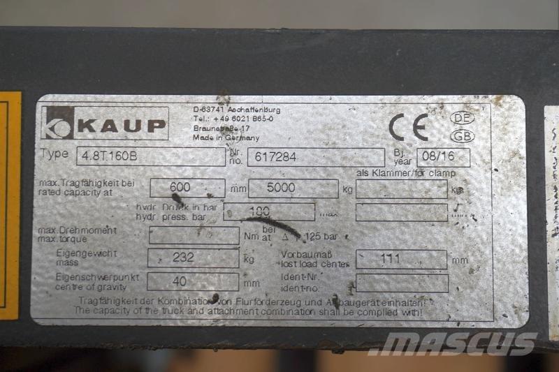 Kaup 4,8T160B Other components
