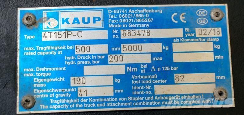 Kaup 4T151P-C Other components