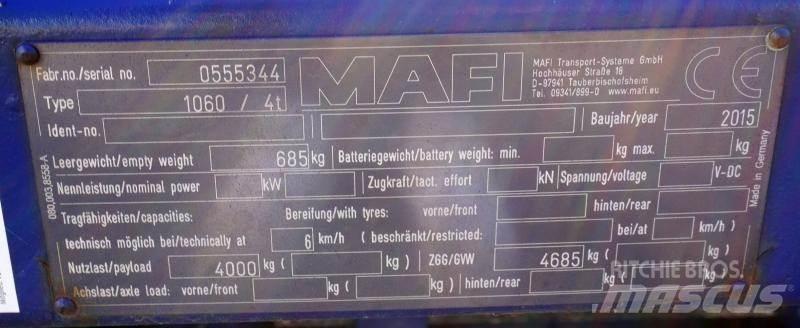 Mafi 1060 / 4t Flatbed/Dropside trailers