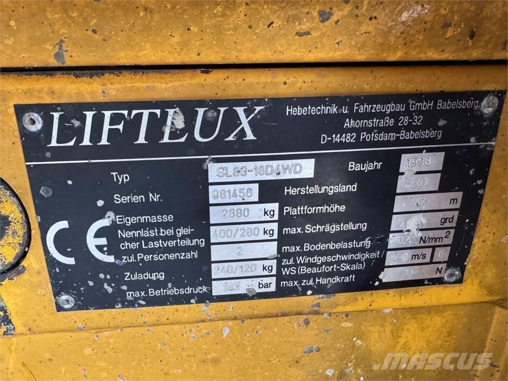 Liftlux SL83-18D/4WD Scissor lifts