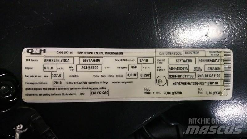 CNH - CASE 667TA Engines