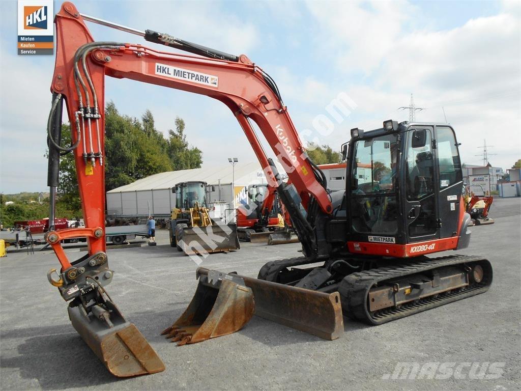 Kubota KX 080-4 Mini excavators < 7t (Mini diggers)