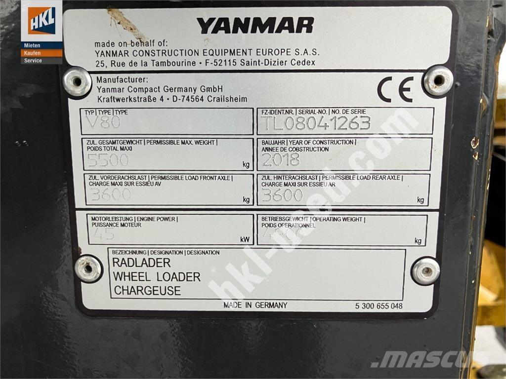 Yanmar V 80 Wheel loaders