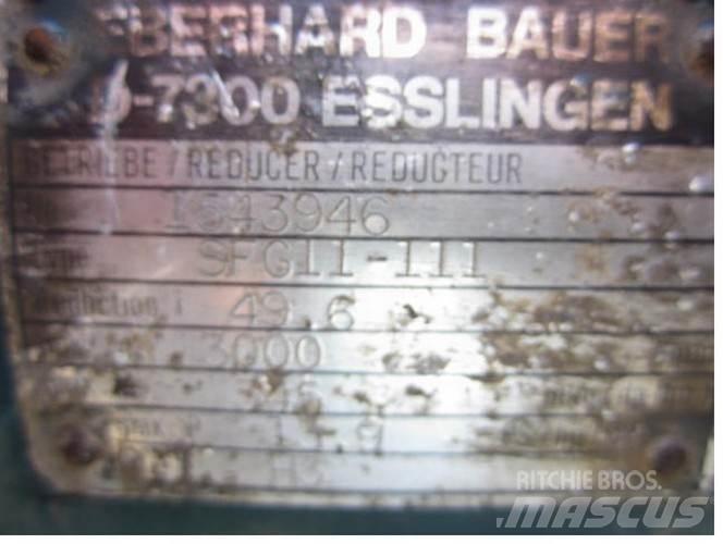 Bauer gear Type SFG11-111 Gearboxes