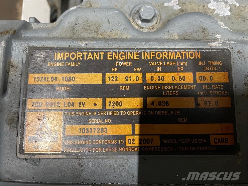 Deutz TCD2012 L04 2V motor Engines