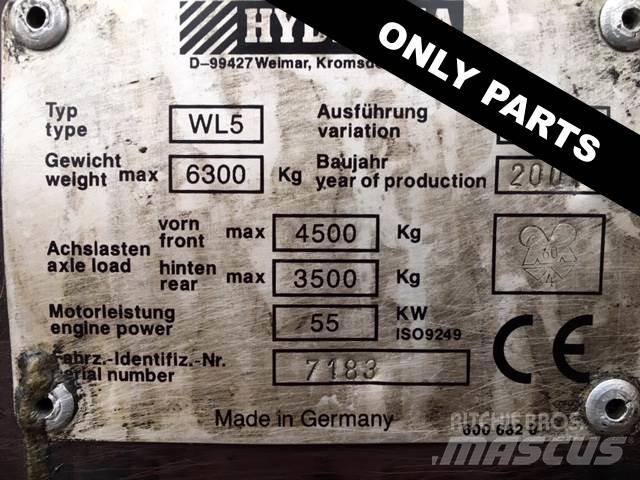 Hydrema WL550B til ophug Wheel loaders