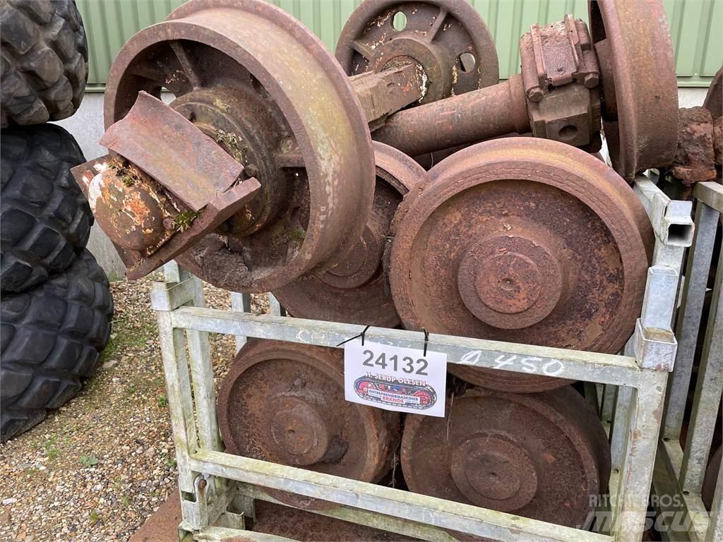  Skinnehjul ø450 mm + flange Tyres, wheels and rims