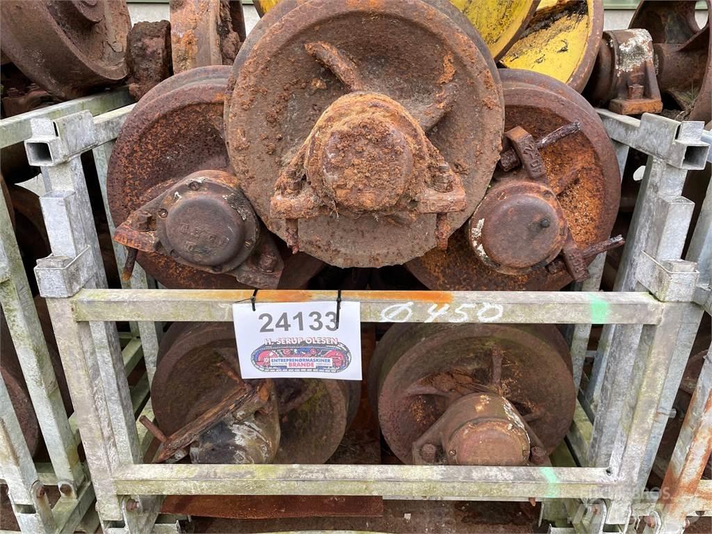  Skinnehjul ø450 mm + flange Tyres, wheels and rims