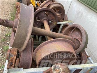  Skinnehjul ø450 mm + flange Tyres, wheels and rims