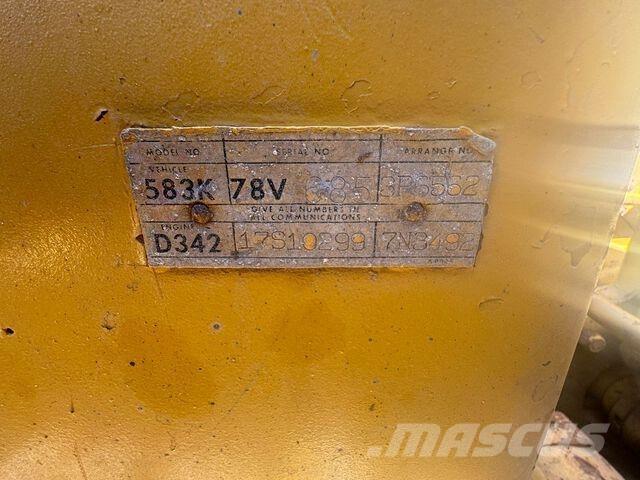 CAT 583K Pipe layer dozers
