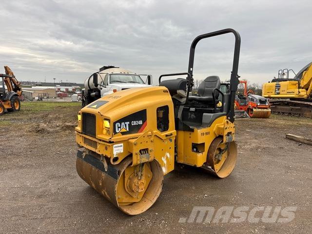 CAT CB24B Twin drum rollers