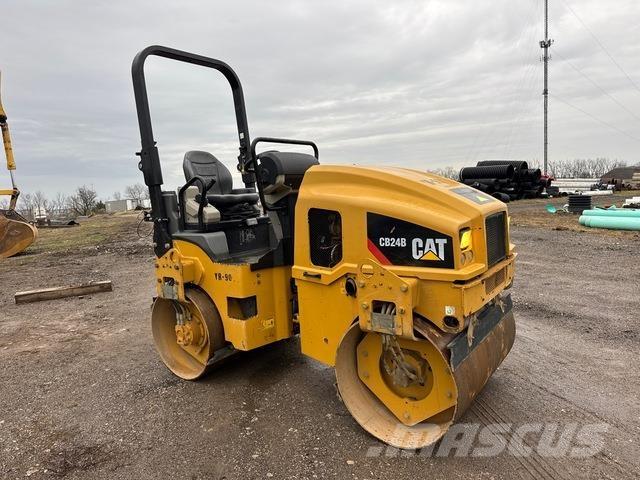 CAT CB24B Twin drum rollers