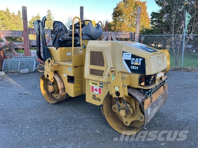 CAT CB24XT Twin drum rollers
