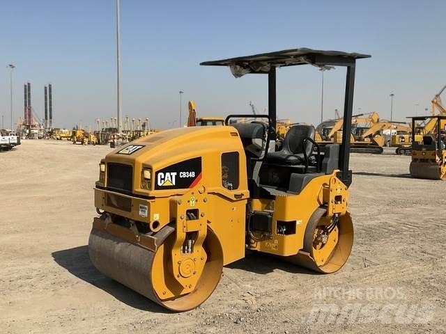 CAT CB34B Twin drum rollers