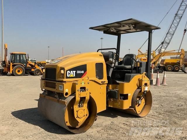 CAT CB34B Twin drum rollers