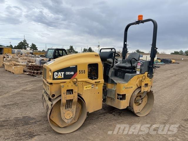 CAT CB34B Twin drum rollers