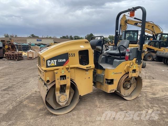 CAT CB34B Twin drum rollers