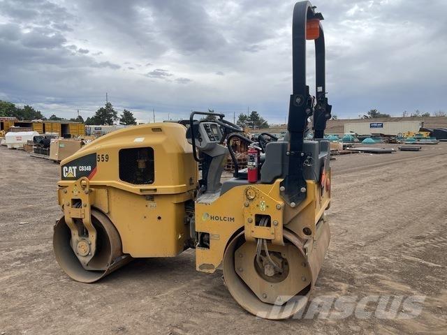 CAT CB34B Twin drum rollers