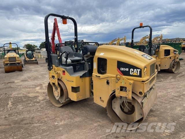 CAT CB34B Twin drum rollers