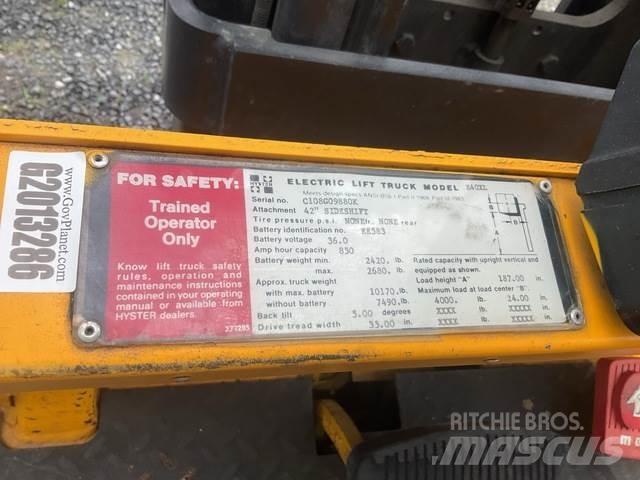 Hyster E40XL Electric forklift trucks