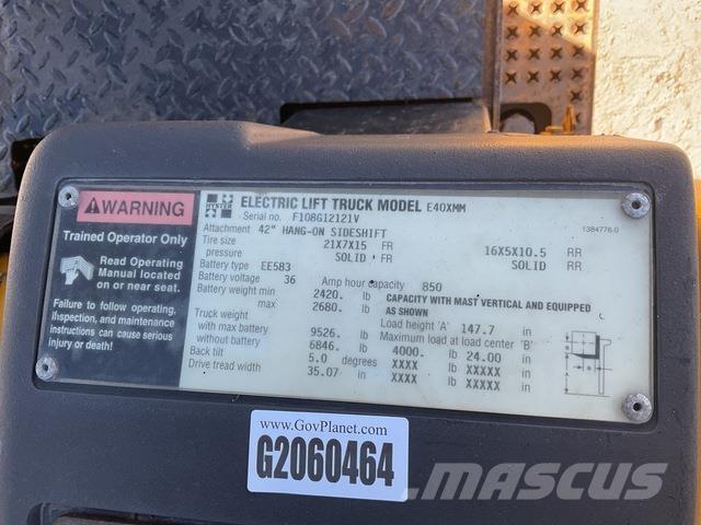 Hyster E40XM Electric forklift trucks