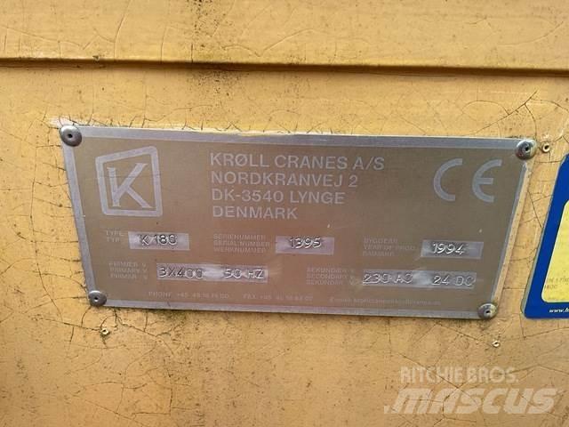 Kroll K180 Tower cranes