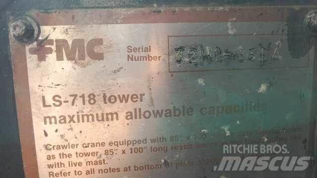 Link-Belt 718 Track mounted cranes