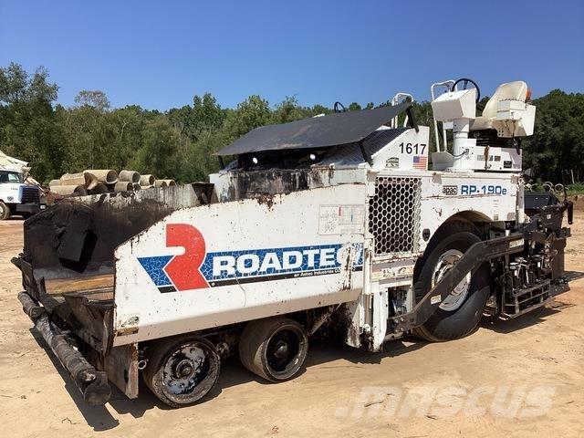 Roadtec RP190E Asphalt pavers