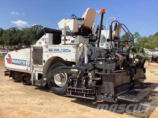 Roadtec RP190E Asphalt pavers