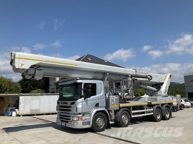 Scania P410LB Truck mounted platforms