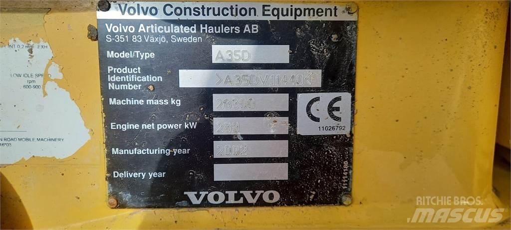 Volvo A35D Articulated Haulers