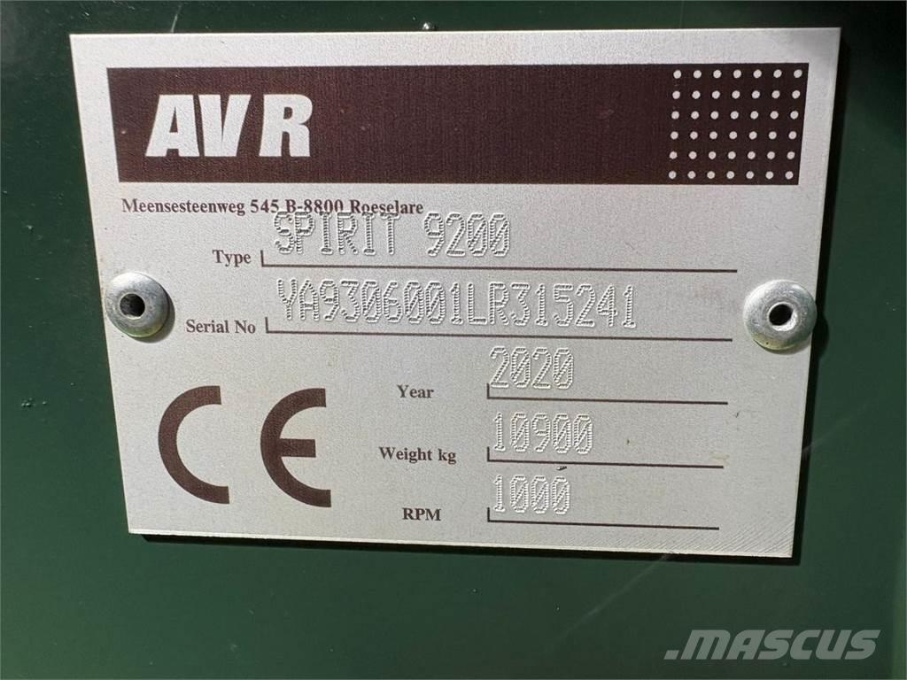 AVR SPIRIT 9200 Potato harvesters