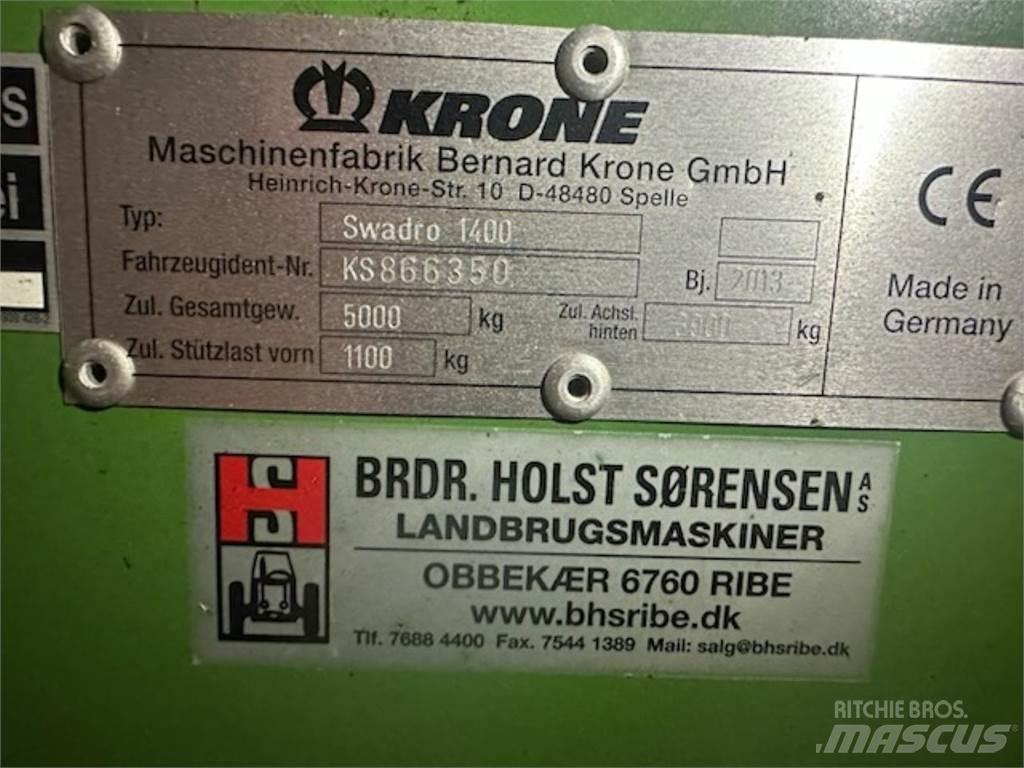 Krone SWADRO 1400 Rakes and tedders
