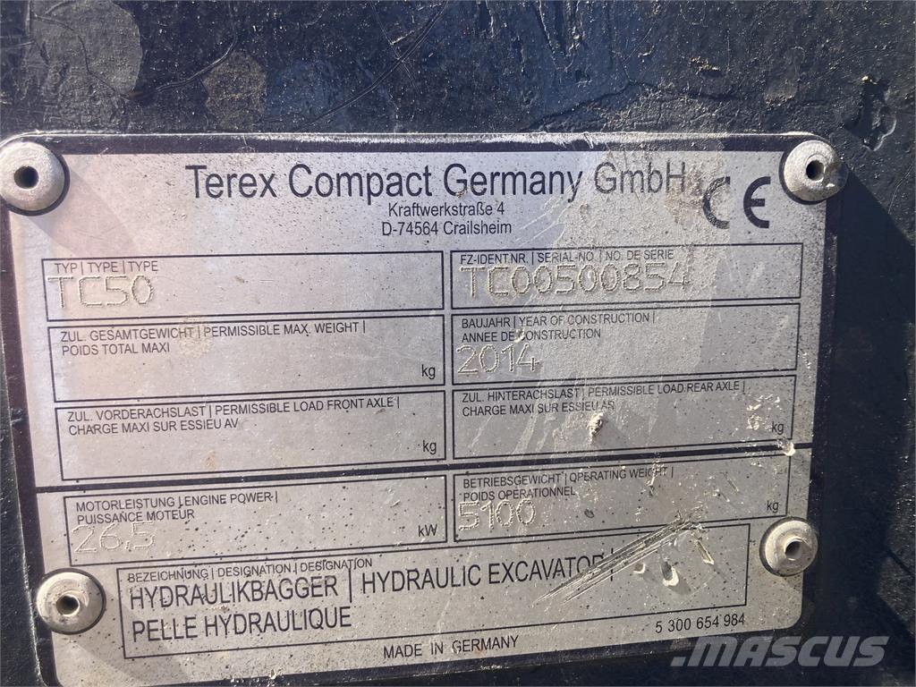 Terex TC50 Mini excavators < 7t (Mini diggers)