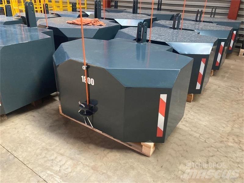  - - -  1800 KG Front weights