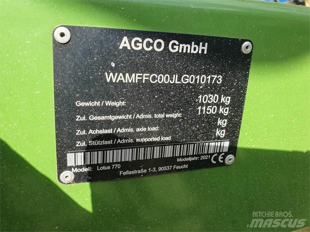 Fendt LOTUS 770 Rakes and tedders