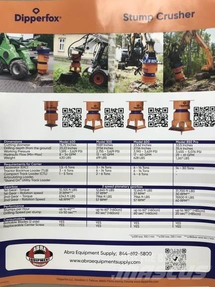  SC600 Stump grinders