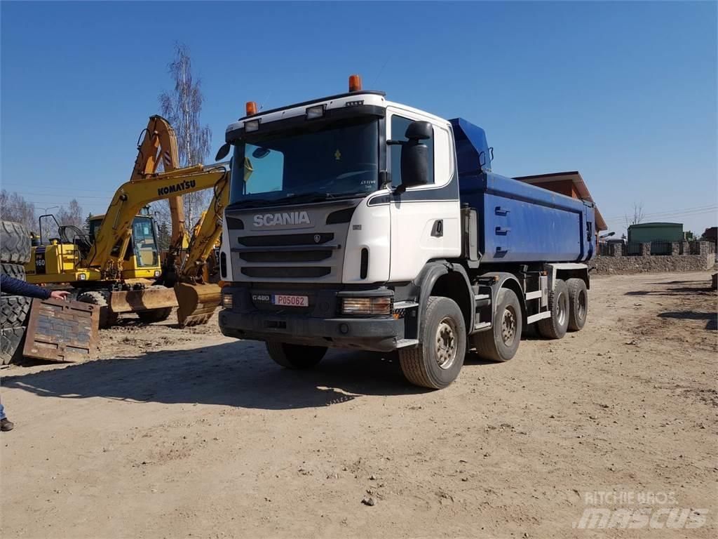 Scania G480 8x4 Skip bin truck