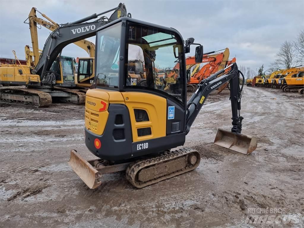 Volvo EC18D Mini excavators < 7t (Mini diggers)