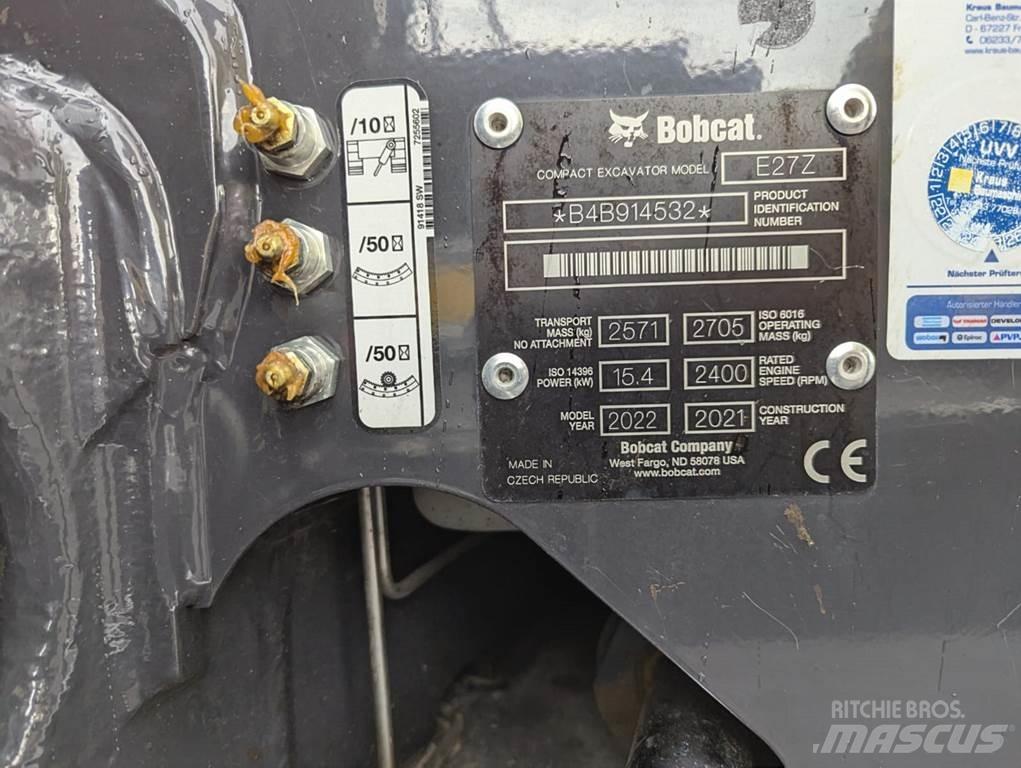 Bobcat E 27z Mini excavators < 7t (Mini diggers)