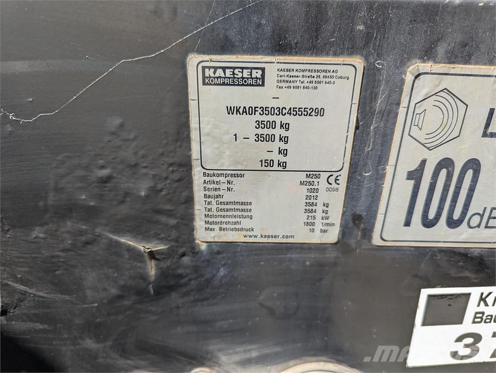 Kaeser M250 Compressors