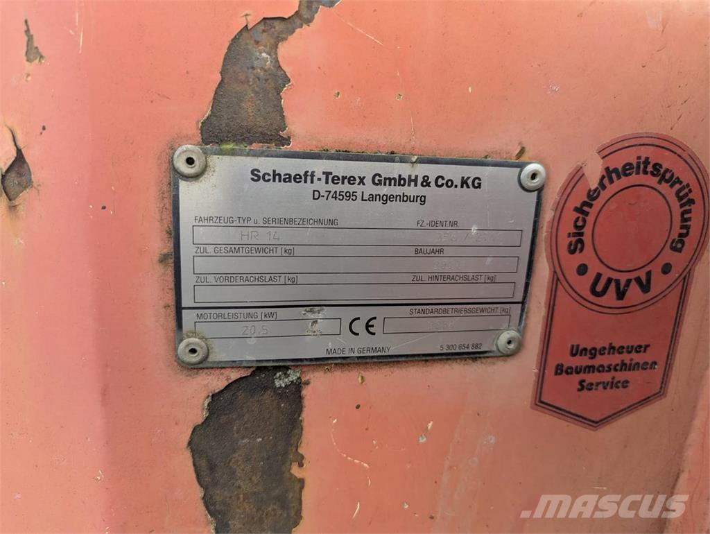 Terex HR 14 Mini excavators < 7t (Mini diggers)