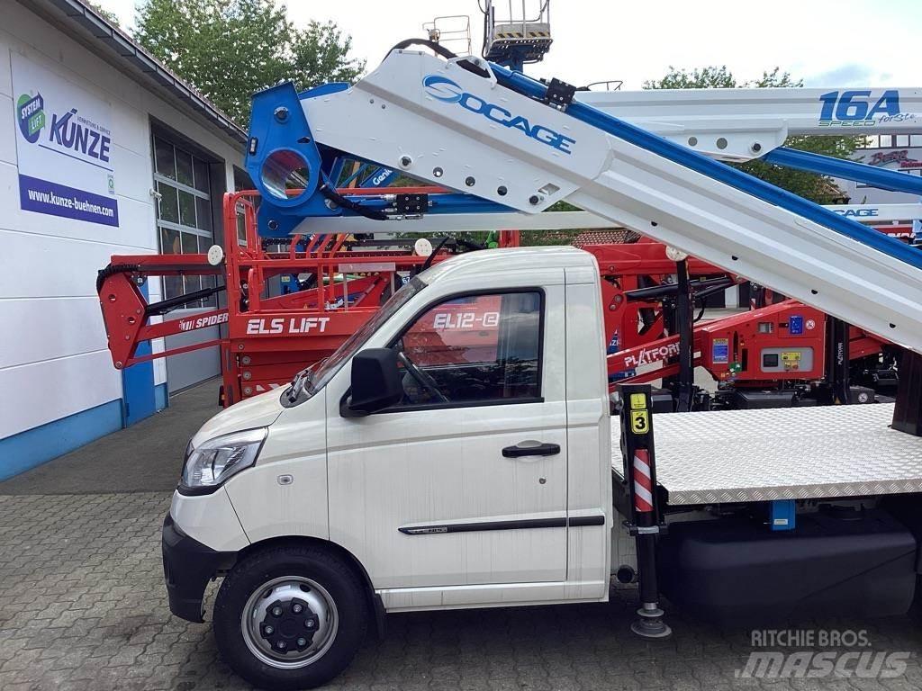 Socage 16A-Speed Truck mounted platforms