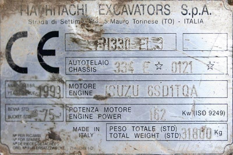 Fiat-Hitachi FH330 EL.3 Other components