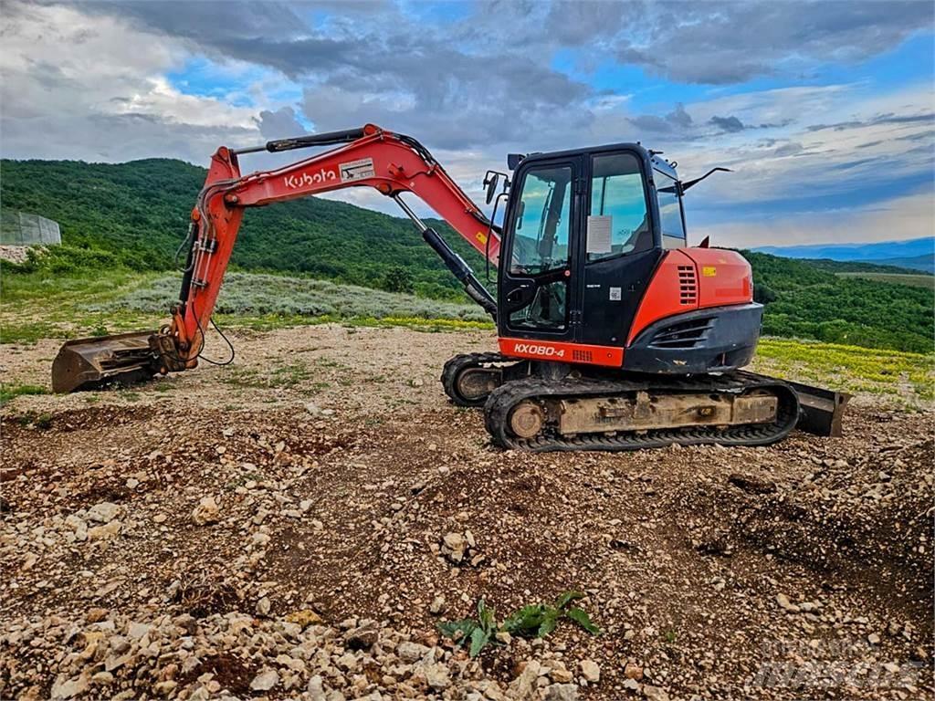 Kubota KX080-4 Mini excavators < 7t (Mini diggers)