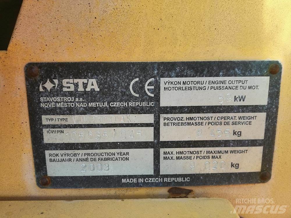 Stavostroj STA VH 700 AK Twin drum rollers