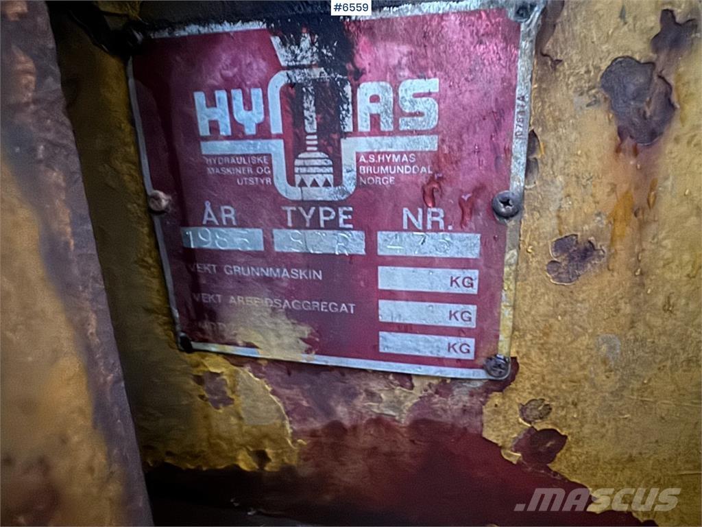 Hymas 82R Crawler excavators